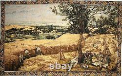 44 Tapestry Wall Hanging Harvesters By J P Breughel Fully Lined With Rod Sleeve