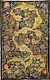 45 X 27 William Morris Owl & Pigeon Lined Belgian Tapestry Wall Hanging, 13859