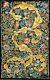 57 X 36 William Morris Owl & Pigeon Lined Belgian Tapestry Wall Hanging, 13859