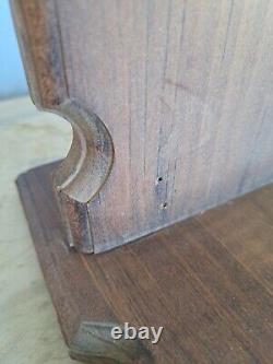 Antique Vintage Wooden frame Mirror Shelf 1975 Timber Line Model 105 Wall Mount