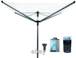 Brabantia Rotary Lift-O-Matic Advance Washing Line With 4 Arms, 60 M