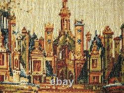 CHATEAU DE CHAMBORD BELGIAN TAPESTRY WALL HANGING 27 x 33 LINED + ROD SLEEVE