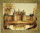 CHATEAU DE CHAMBORD BELGIAN TAPESTRY WALL HANGING 43 x 37 LINED + ROD SLEEVE