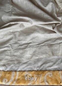Colefax & Fowler Interlined Curtains 61w 86d Upholstery grade fabric Pair 1/2