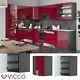 Corner wall cabinet kitchen wall cabinet Fame-Line 57 cm anthracite red Vicco