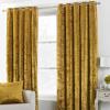 Crushed Velvet Eyelet Curtains Verona Lined Ring Top Curtain Pairs Riva Paoletti