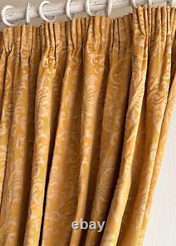 Designer Blackout Curtains Jacquard 76w 104d 2.6m long Textured damask