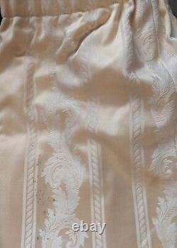 Designer Blanket Interlined Curtains 120w 85d Regency Stripe Pair 2/4