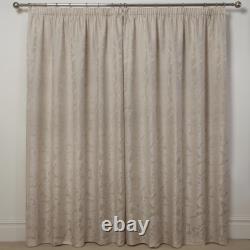 Duchess Tape Top Curtains Paisley Print Jacquard Ready Made Lined Curtain Pairs