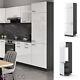 Fridge conversion cabinet kitchen cabinet 60 cm R-Line anthracite white Vicco