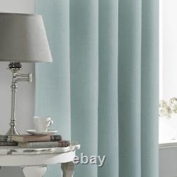 Fully Lined Ready Made Curtains For Sale, Pencil Pleat Heading Free Postage