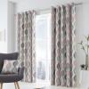 Fusion Lennox 100% Cotton Fully Lined Eyelet Curtains