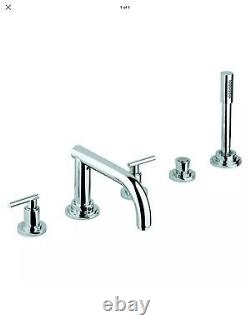 GROHE Roman BathTub Faucet Atrio With Handles DeckMount WithHandShower 25049000 P3