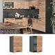 Hanging cabinet kitchen wall cabinet 40cm R-Line anthracite goldkraft Vicco