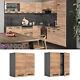 Hanging cabinet wall cabinet two doors 60cm R-Line anthracite goldkraft Vicco