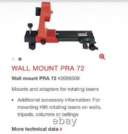Hilti Laser Wall Mount PRA 72 #2088509