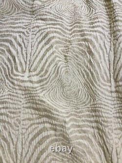 Huge ZOFFANY Sahara Curtains TAUPE Lined And Interlined APPROX W 114 L 88 MTM