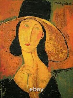 Jeanne Hébuterne By Modigliani 95cm X 70cm Lined Belgian Tapestry Wall Hanging