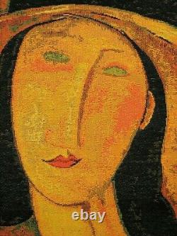 Jeanne Hébuterne By Modigliani 95cm X 70cm Lined Belgian Tapestry Wall Hanging