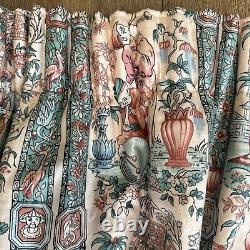 John Lewis JONELLE CURTAINS Blanket Lined 127 W x 102 L Chinese Honeymoon