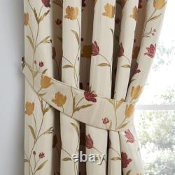 Juliette Pencil Pleat Curtains Fully Lined 100% Polyester By Curtina