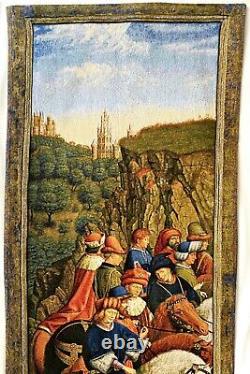 Just Judges 144cm X 62cm Belgian Tapestry Wall Hanging, Fully Lined + Rod Sleeve