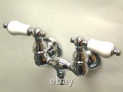 Kingston Brass CC36T Vintage Wall Mounted Clawfoot Tub Filler Chrome