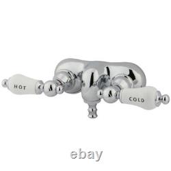Kingston Brass CC44T Vintage Wall Mounted Clawfoot Tub Filler Chrome
