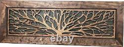 Large Wood Hidden Gun Cabinet Birds In A Tree Wall Decoration Hidden Gun Safe