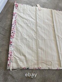 Made To Measure Roman Blind- Pink Blossom & Birds L 173.5cm W 103cm Right Cord