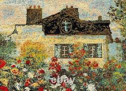 Maison Monet By Claude Monet 143cm X 90cm Lined Belgian Tapestry Wall Hanging