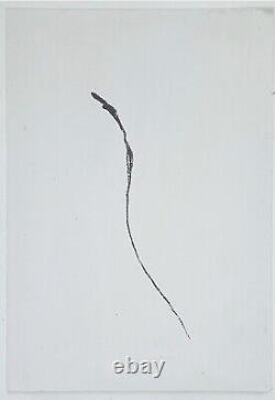 Most Expensive line in the world Black & White Abstract Modern Wall Art Painting