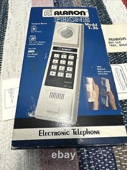 NOS Vintage 1980s AI Alaron T-36 TELEPHONE Land Line Wall Mount Included