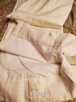 NWOT Pottery Barn Ivory Belgian Flax Linen Classic Lined Curtain Panel 50x108