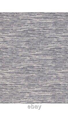 New. John Lewis Medway Weave Curtains. Storm. Eyelets. 228cm X 182cm. 90 X 72