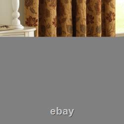 Paoletti Zurich Floral Jacquard Eyelet Curtains