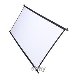 Projection Screen HD Foldable Wrinkle Resistant Wall Mounted Projector Movi NDE