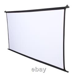 Projection Screen HD Foldable Wrinkle Resistant Wall Mounted Projector Movi REL
