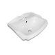 Renovator's Supply Cloakroom 19 Wall Mounted Bathroom Sink White with Overflow
