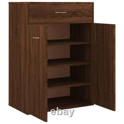 Shoe Cabinet Engineered Wood Footwear Storage Organiser Multi Colours vidaXL