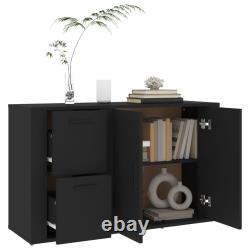 Sideboard Engineered Wood Storage Cupboard Organiser Multi Colours vidaXL