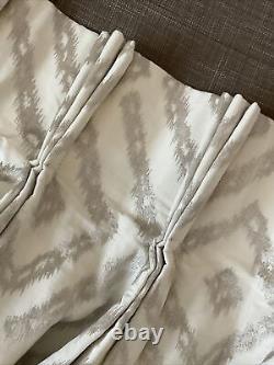 Stunning SILK Interlined Curtains 180cm X 245cm 2 of 3 (3.6m Total Width)