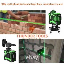 Thunder Tools Multifunctional 3D 12 Lines Laser Level Self-Leveling Tools Kit