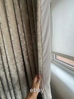 Used heavy lined curtains