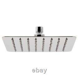 Vado Aquablade Single Function Easy Clean Slim Line Square Shower Head 200mm