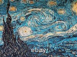 Van Gogh Starry Night Nuit Etoilee 142cm X 88cm Lined Tapestry Wall Hanging