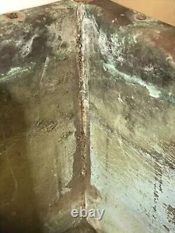 Victorian water closet syphon copper lined wood wall mount peck bros New Haven
