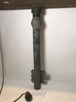 Victorian water closet syphon copper lined wood wall mount peck bros New Haven