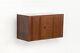 Vintage Mid Century Danish Modern Wall Mounted Floating Shelf in Rosewood