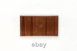 Vintage Mid Century Danish Modern Wall Mounted Floating Shelf in Rosewood